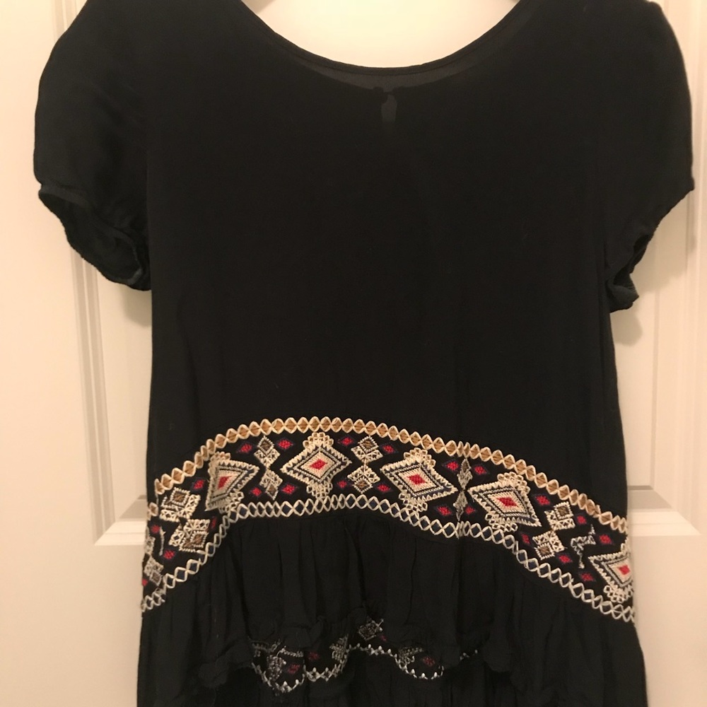 Anthropologie Embroidered blouse